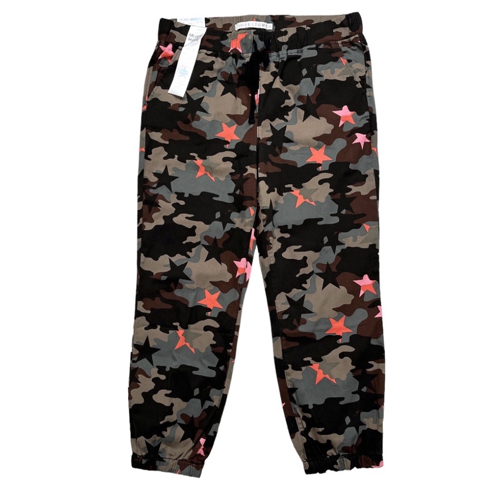 Star Camo Print Women's Jogger Pant XL NWT
